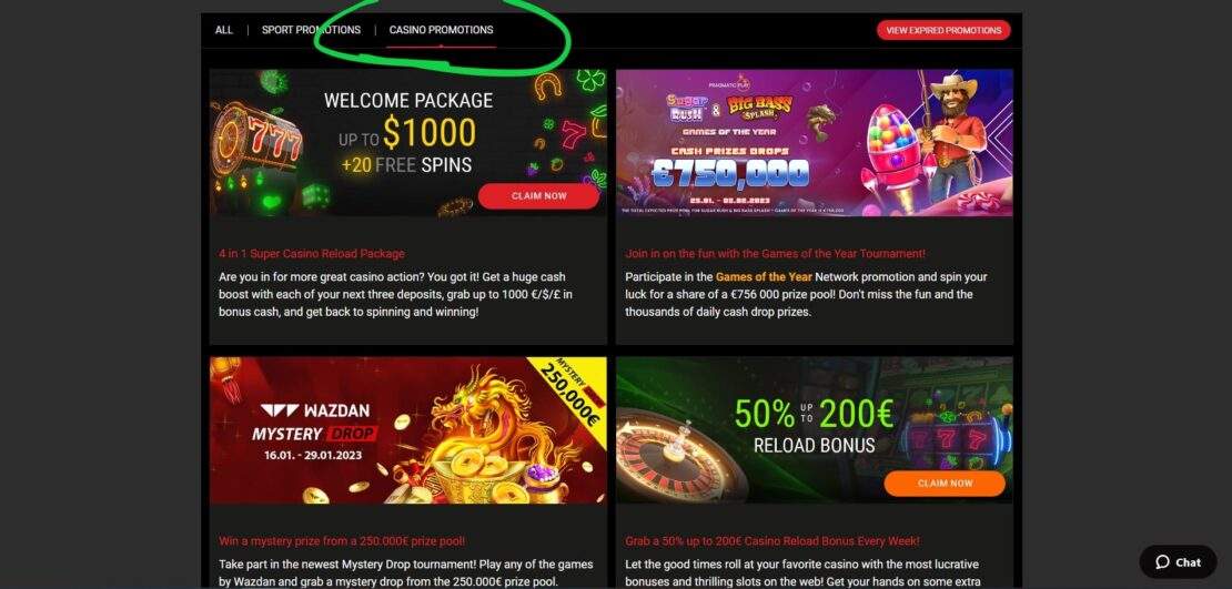 Betonic Online Casino Kampagner