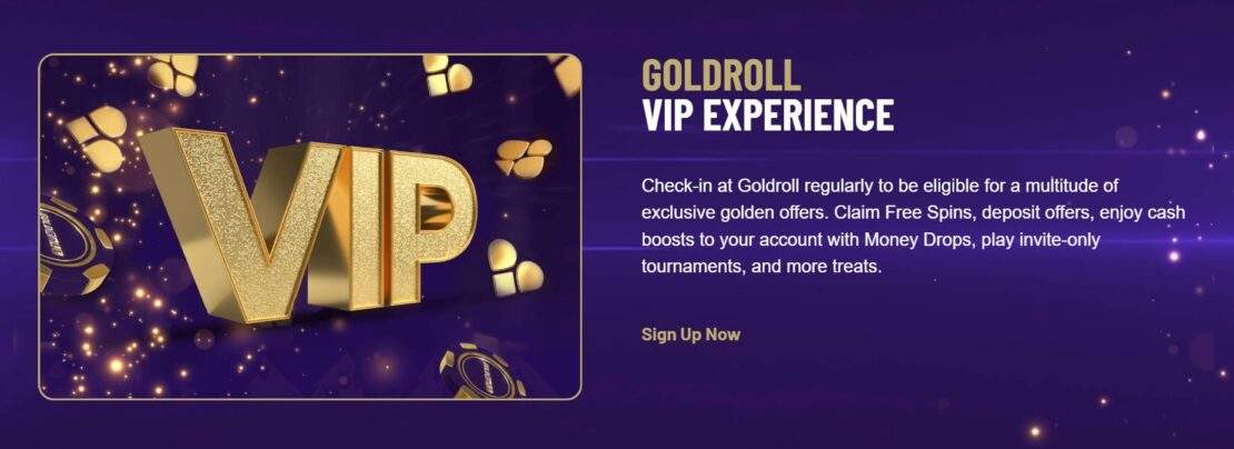 goldroll udenlandsk casino vip program